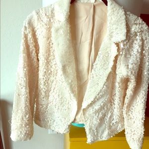 Sequin holiday blazer so chic! 🎉💃🏽💞final price